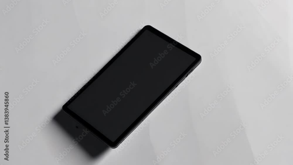 Poster realistic vertical tablet computer mockup for design presentations generative ai