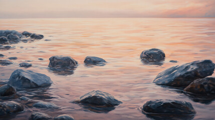 Calm Sunset Seascape