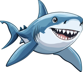 Obraz premium Shark Vector Illustration