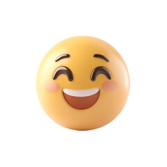Fototapeta premium Happy Emoji 3D Render