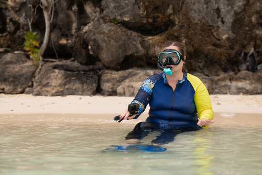 Snorkeler Exploring Raja Ampat's Pristine Waters