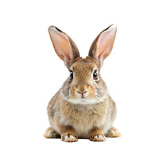 Obraz premium Cute rabbit transparent PNG for graphic design