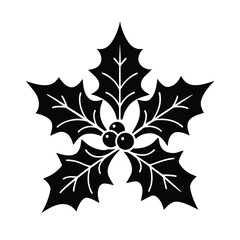 vector leaf silhouette