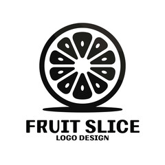 Fruit Slice Vector Logo Design