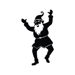 snowman with black hat