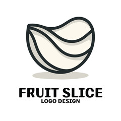 Fruit Slice Vector Logo Design