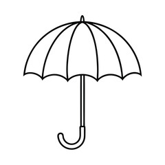 umbrella isolated on white background