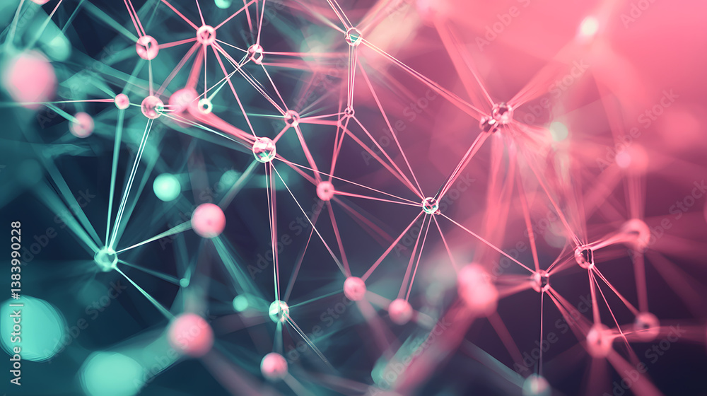 Poster ai and machine learning neural networks transforming smart flows in technology environments graphic 