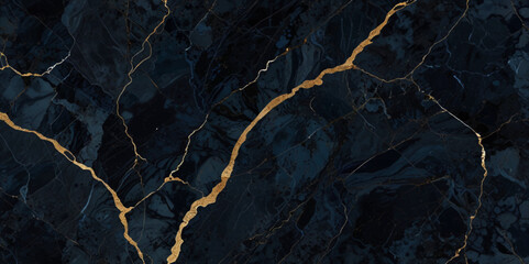 Beautiful abstract blue and white marble luxurious wall grunge background. Blue marble stone wall texture.