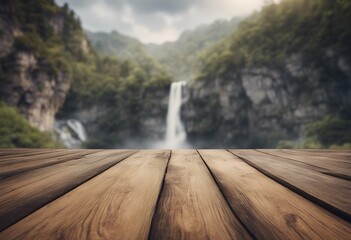 floor perspective wood natural mountain waterfall stone serene view spring forest tropical summer water tranquil concept treatment tree freedom stream seat creek health design wooden river garden