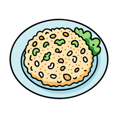 tempura vector art, tempura icon, food vector illustration