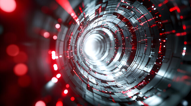 Innovative visualizations of sustainable tech systems in a digital realm high-tech environment futuristic perspective