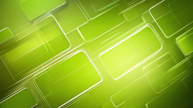 Green rectangular shapes seamless loop background