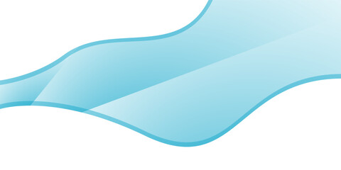 Blue and white wave shape vector background for corporate concept, template, poster, brochure, website, flyer design. Vector illustration	
