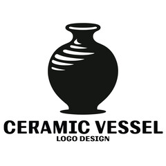 Ceramic Vessel Vector Logo Design