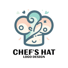 Chef's Hat Vector Logo Design