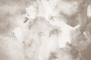 Light dusty soft pastel color shade. Brown sepia beige nude gray white abstract watercolor pattern....