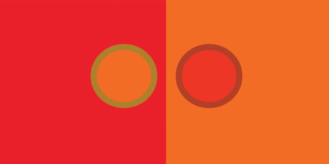 3D abstract studio room with pedestal podium. Pastel pink and light green geometric platform on contrast color floor. Minimal wall scene for cosmetic products, Showcase, Promotion case. Vector EPS10.