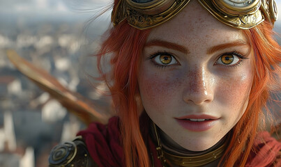 Woman portrait strength beauty art