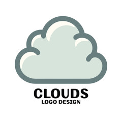 Clouds Vector Logo Design