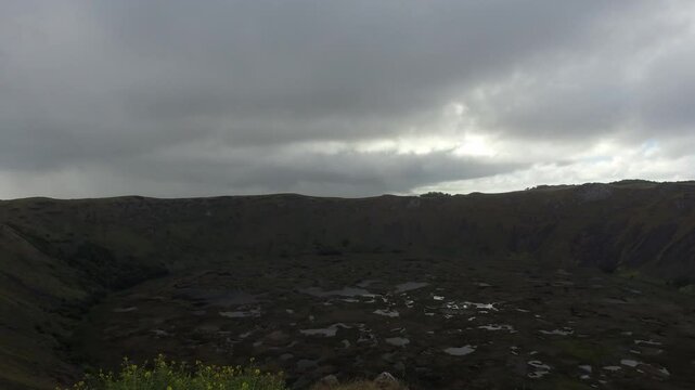 Exploring the breathtaking Orongo site on Easter Island with its stunning volcanic landscapes and rich cultural history