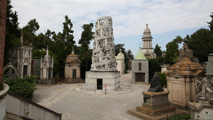 Cementerio Monumental de Milán, Milán, Italia