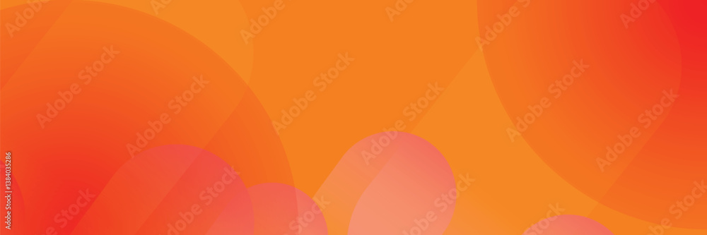 Aufkleber orange abstract background with diagonal round shape elements. minimalist geometric. modern design. 