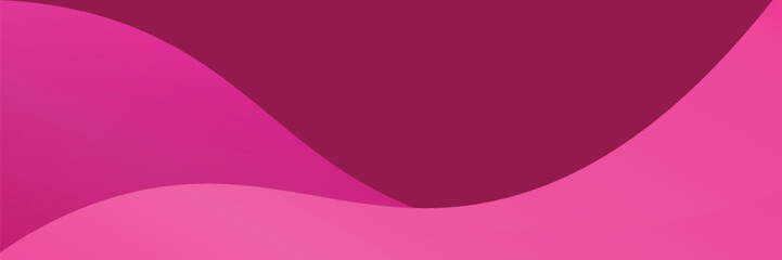 Modern pink gradient background with waves. vector