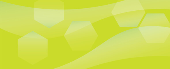 green vector hexagon gradien abstract background design