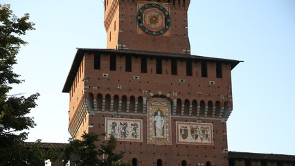 Castillo de los Sforza, Milán, Italia