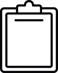 clipboard isolated on white