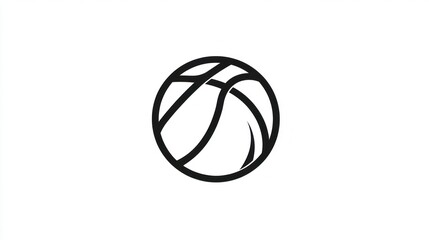 Basketball icon, sport, game, graphic design, white background, website