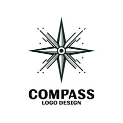 Compass Vector Logo Design