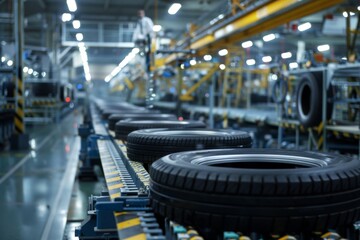 tire factory production line