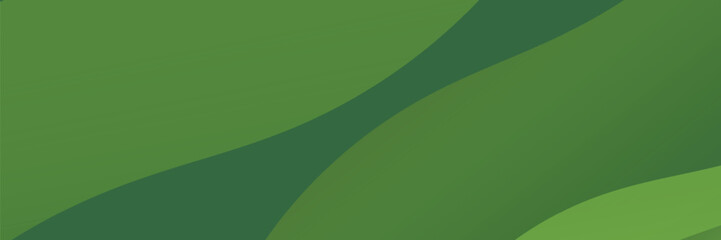 Modern liquid background with green gradient. Dynamic shape composition. vector