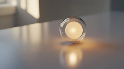Glass sphere lamp