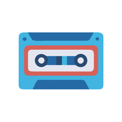 Obraz premium Vintage Music Cassette Tape Icon