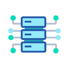 Obraz premium Packet Icon for Data Transfer Services