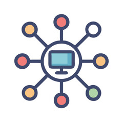  Connection Icon for Digital Networking