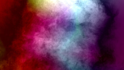 Multicolor Smoke Background with Gradient Effect, Red Pink Blue