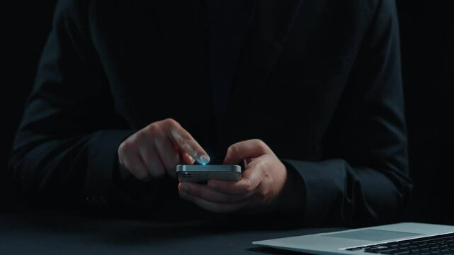 Business person engages in networking, building valuable connections. Effective people networking strategies to broaden professional network and opportunities UUID