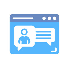  Online Chat Icon for Messaging