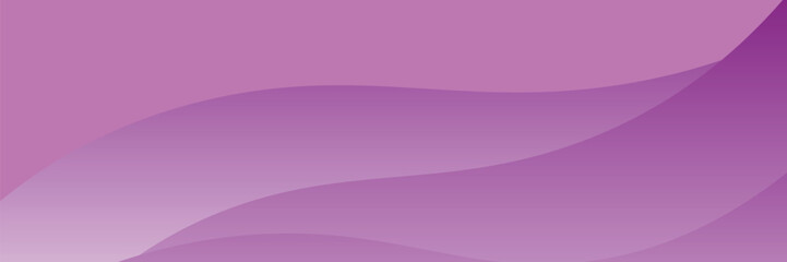 Modern purple banner background. Graphic design banner pattern background template with dynamic wave shapes.