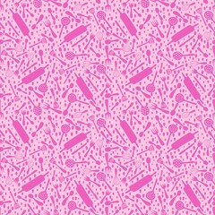 Kitchen utensils seamless fork and spoon pattern for wrapping paper and fabrics and clothes print