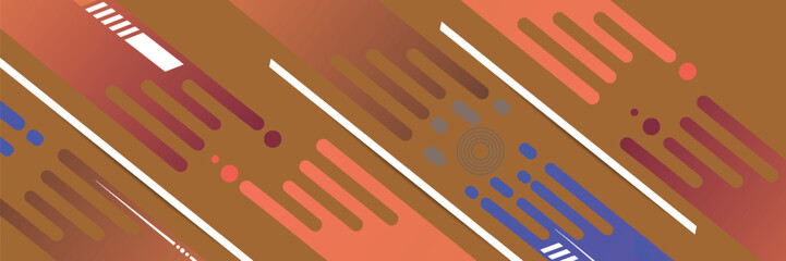 Abstract green banner design vector, dynamic sporty horizontal background template for media promotion or web banner