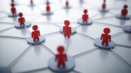 Information of business from network. Business growth. Businessperson, arrows and network structure.