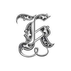 Alphabet graphic design latter vector illustration.