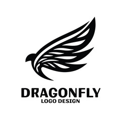 Fototapeta premium DragonFly Vector Logo Design