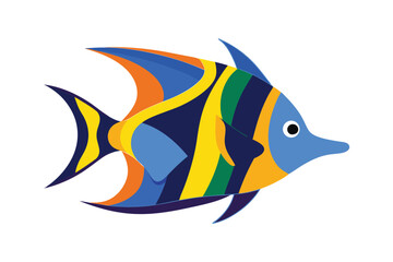 tropical fish vector illustration