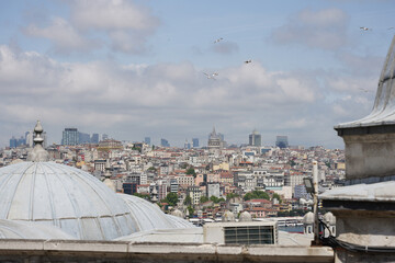 Obraz premium Galata and Karakoy in Istanbul, Turkiye